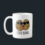 Cool Beans Funny Veggie Legume Pun  Coffee Mug<br><div class="desc">Cool Beans Funny Veggie Legume Pun features a cute pair of beans looking really cool in their sunglasses. Perfect pun gift for family and friends who love cute food bean puns.</div>