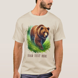 Cool bear lover customisable T-Shirt