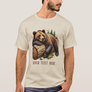 Cool bear lovers customisable T-Shirt
