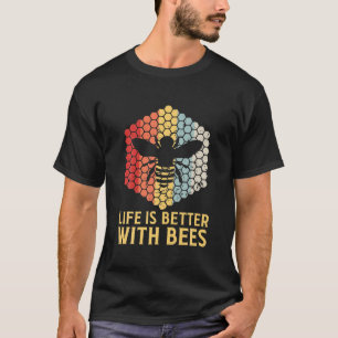 Cool Bee Design For Men Women Honey Bumble Bee Bee T-Shirt