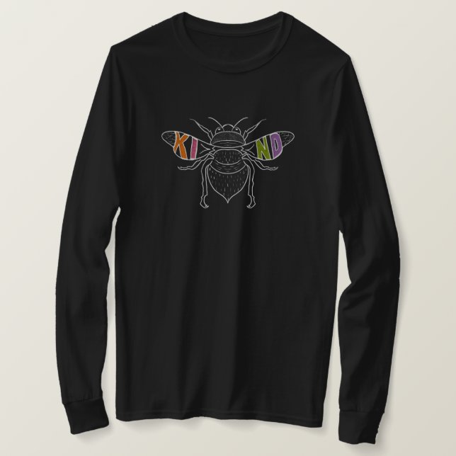 Cool Bee Kind Graphic Design T-shirt (Design Front)