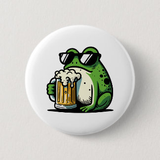 Cool Beer 6 Cm Round Badge