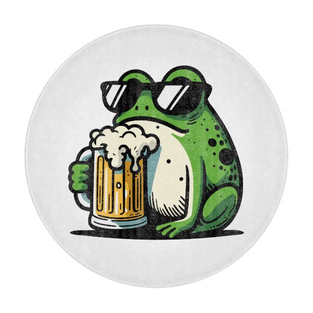 Cool Beer Cutting Board (Front)