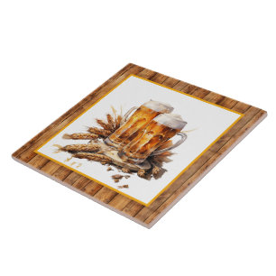 cool beer lovers home business tile