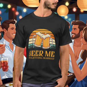 Cool beer me getting married word art T-Shirt