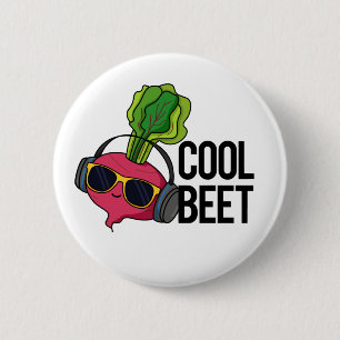 Cool Beet Funny Veggie Pun 6 Cm Round Badge