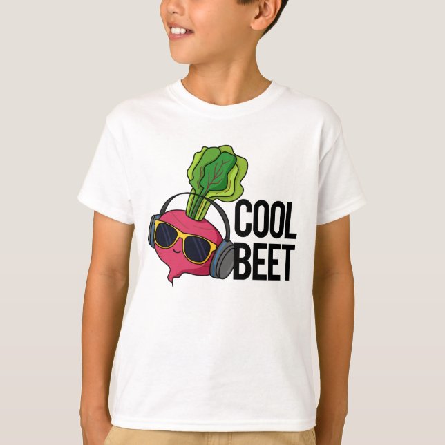 Cool Beet Funny Veggie Pun  T-Shirt (Front)