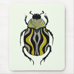 Cool Beetle Bug Art Insect Lover Mouse Mat
