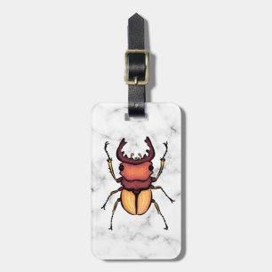 Cool beetle insect lover entomology art luggage ta luggage tag