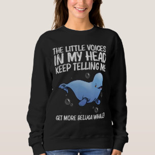 Cool Beluga Whale For Men Women Orca Whales Save T Sweatshirt