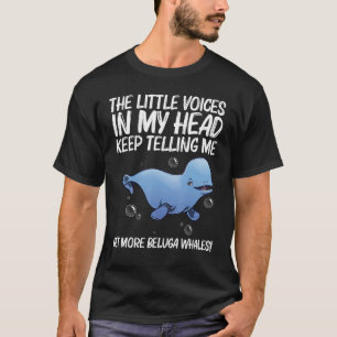 Cool Beluga Whale For Men Women Orca Whales Save T T-Shirt