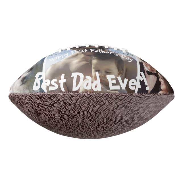 Cool Best Dad Ever Father's Day American Football (Rotated 90)