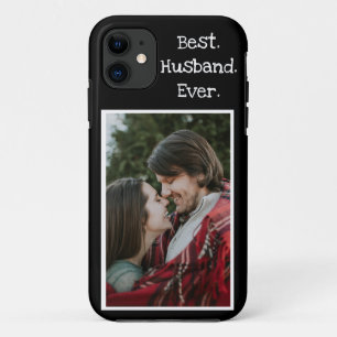 Cool Best Husband Ever Photo Personalised Black iPhone 11 Case
