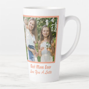 Cool Best Mum Ever Mother's Day Photo Latte Mug
