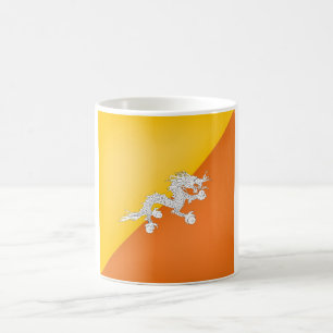Cool Bhutan Flag Coffee Mug
