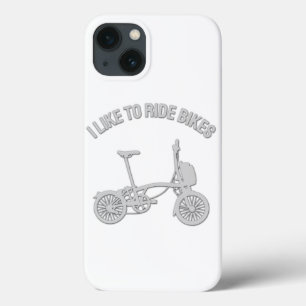 Cool bicycle Design - I Like to Ride Bikes iPhone 13 Case