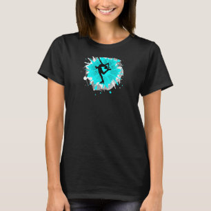 Cool Biellman Spin Ice Skaters Skating Skate Figur T-Shirt
