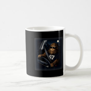 Cool Bigfoot Driving 67 Sungles Funny Gifts Men Wo Coffee Mug