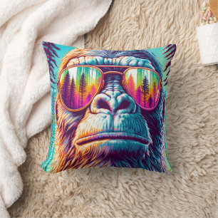 Cool Bigfoot in Hip Sunglasses Cushion