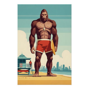 Cool Bigfoot Poster