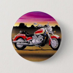 Cool bike 6 cm round badge