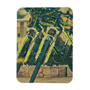 Cool bike artwork magnet