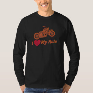 Cool Biker Ride Motorbike Motorcycle Motorsports F T-Shirt