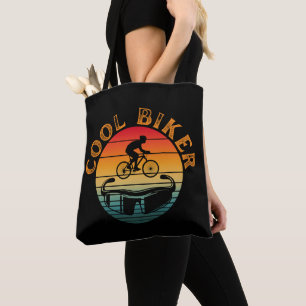 Cool Biker Sunset Sunglasses Tote Bag
