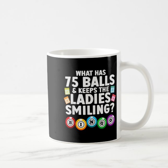 Cool Bingo Novelty For Men Women Bingo Lover Bingo Coffee Mug (Right)