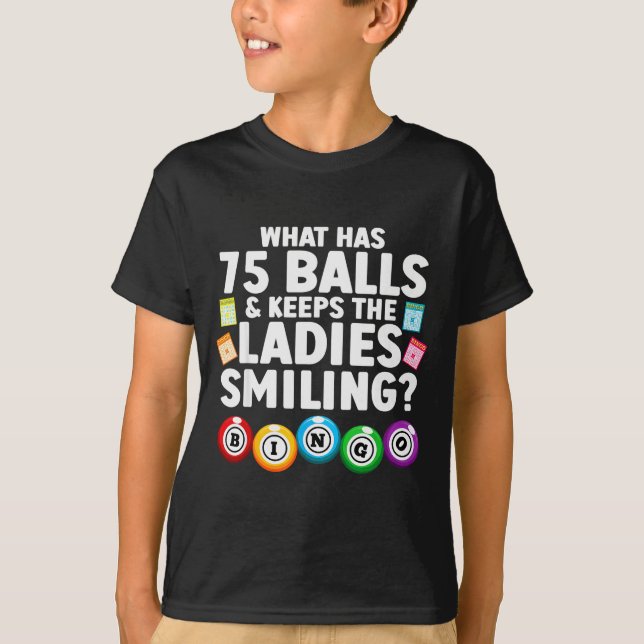 Cool Bingo Novelty For Men Women Bingo Lover Bingo T-Shirt (Front)