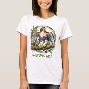Cool bird lovers owl eagle  T-Shirt
