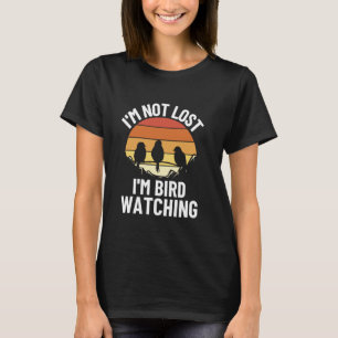 Cool Bird Watching Art For Men Women Birder Nerd B T-Shirt