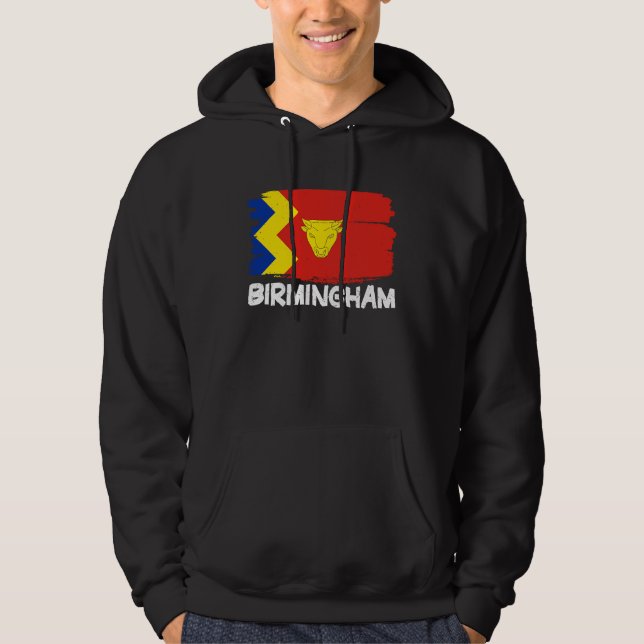 Cool Birmingham Flag Hoodie (Front)