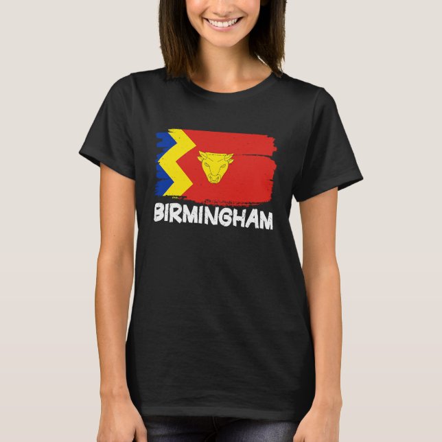 Cool Birmingham Flag T-Shirt (Front)