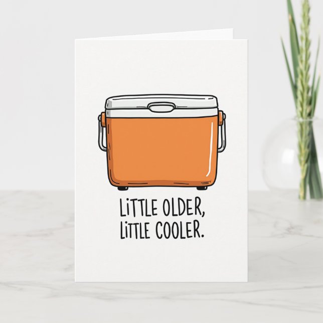 Cool Birthday Container Card (Front)