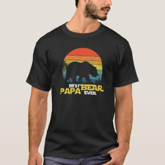 Cool Birthday  For Dad Best Papa Bear Daddy Father T-Shirt