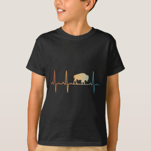 Cool Bison Design For Men Women Kids Buffalo Bison T-Shirt