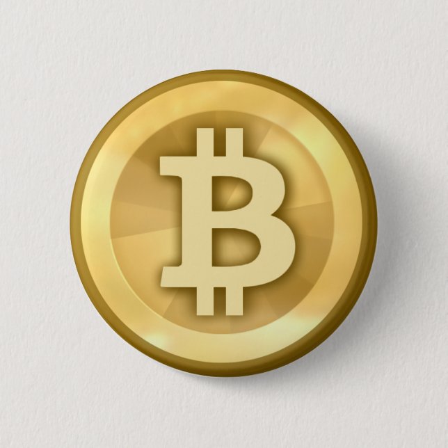 Cool Bitcoin Button (Front)