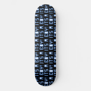 Cool Black And Blue Its A Boy Custom Skateboard
