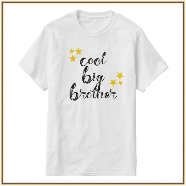Cool Black and Gold Big Brother  T-Shirt (Creator Uploaded)