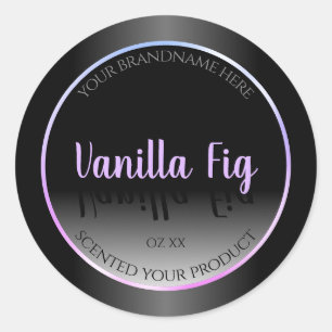 Cool Black and White Product Labels Luminous Frame