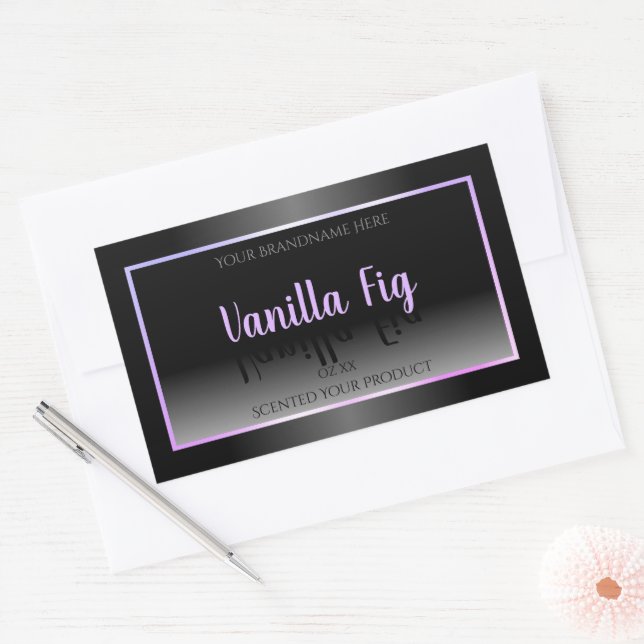 Cool Black and White Product Labels Luminous Frame (Envelope)