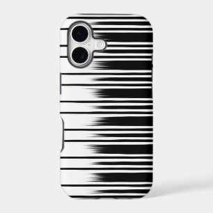 Cool Black and White Striped Pattern