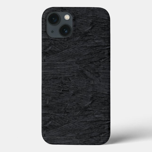 Cool black burnt wood texture Case-Mate iPhone case (Back)