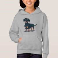 Cool Black Dachshund Dog Design