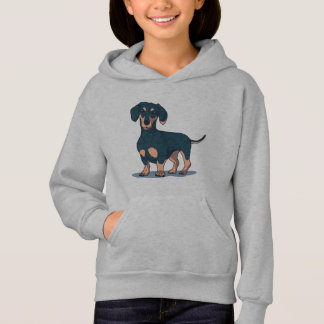 Cool Black Dachshund Dog Design