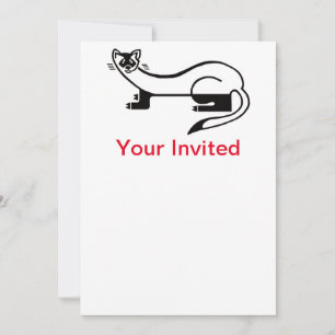Cool  Black-footed FERRET- Nature -invitation Invitation
