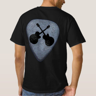 Cool Black Guitars Rock  T-Shirt