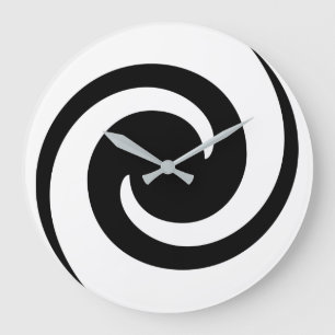 Cool Black Large Clock
