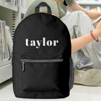 Cool Black Modern Minimalist Simple Stylish Trendy